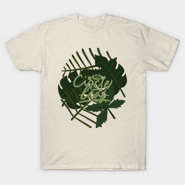 my circle leaf T-Shirt by Karyavna